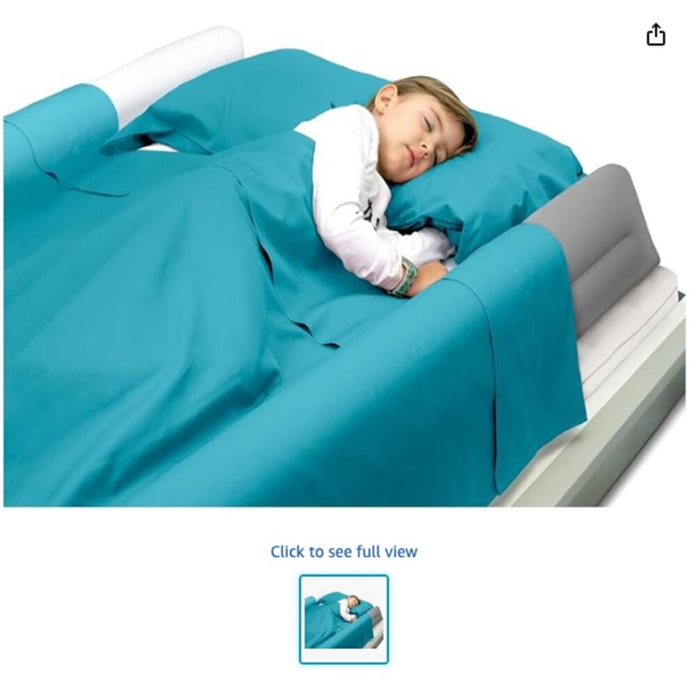 Banbaloo | Set of Inflatable Bed Bumpers for Children Travel Bed Rail | OS